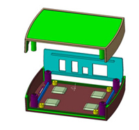 CAD di stampo per iniezione materie plastiche